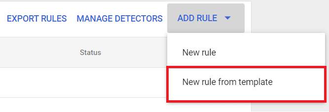Add a rule in Google Workspace settings for DLP