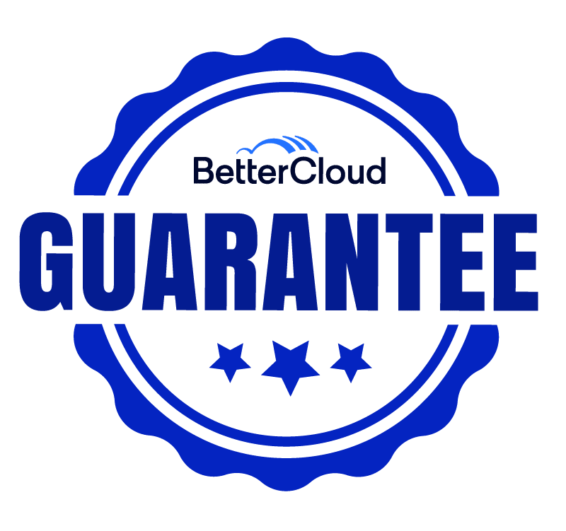 BetterCloud Guarantee stamp