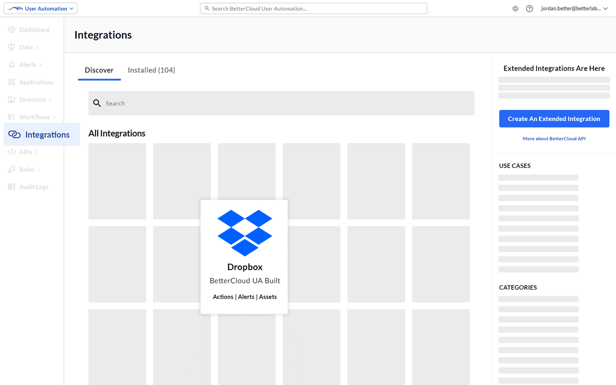 BetterCloud's User Automation Module: Featuring Dropbox integration